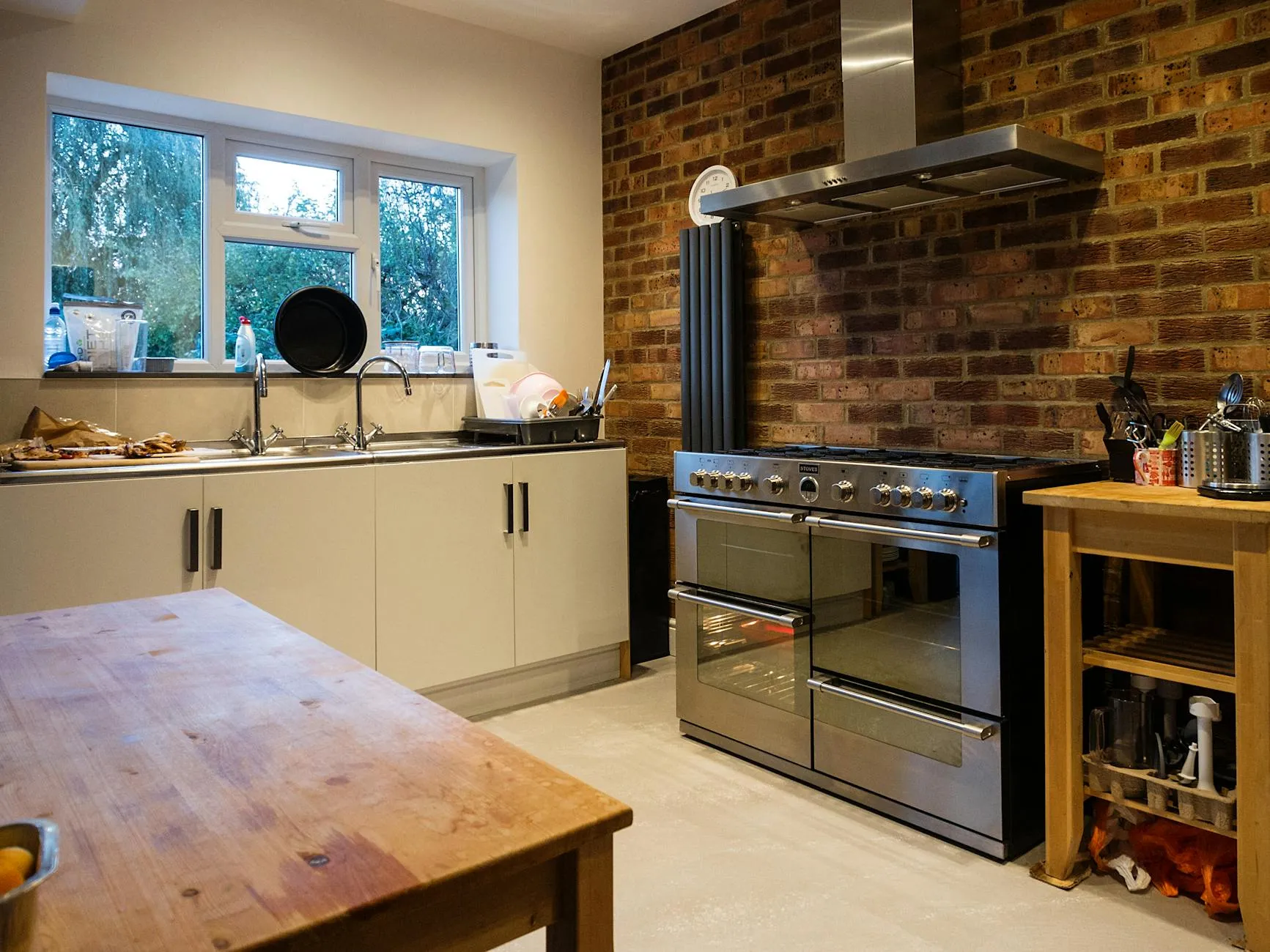 Renovated home kitchen funded through a cash-out refinance
